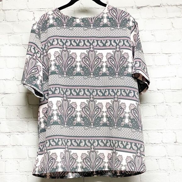 Vintage paisley blouse - Picture 2 of 6